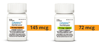 LINZESS dosing tablet containers
