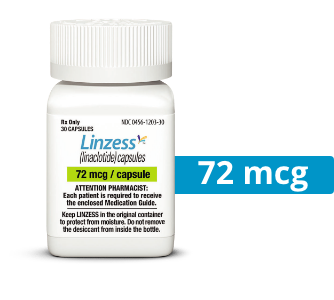 LINZESS dosing tablet containers
