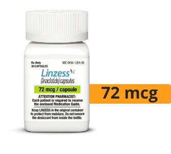 LINZESS dosing tablet containers