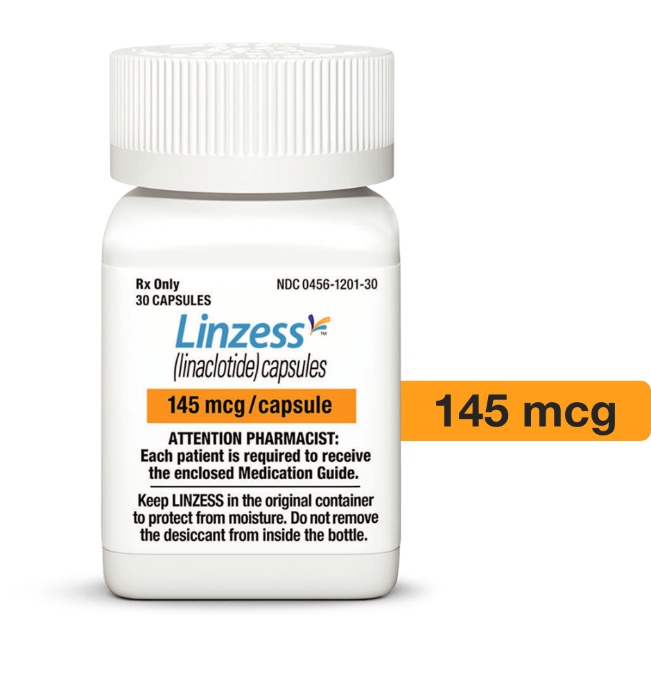 LINZESS dosing tablet containers