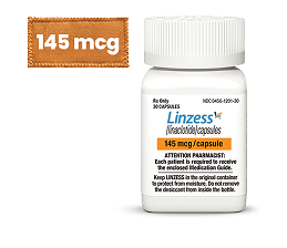 LINZESS dosing tablet containers 290mcg